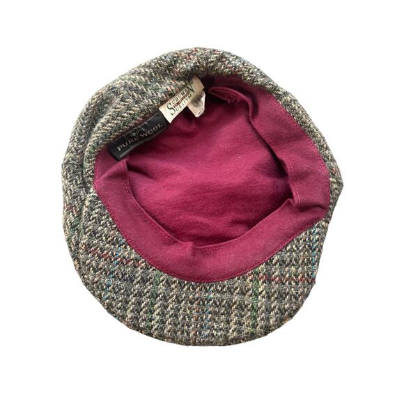 Schumann Sullivan of New Haven Vintage Newsboy Cabbie Hat Made USA Union Label M - Picture 13 of 16